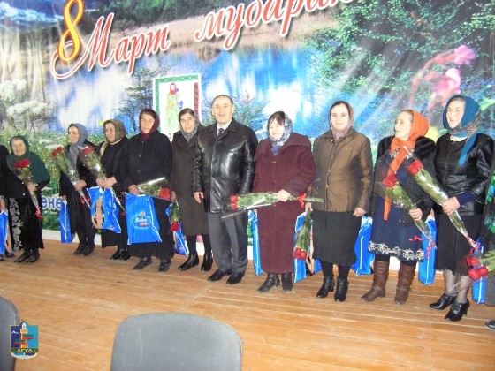 Праздничные мероприятия, посвященные Международному женскому дню.